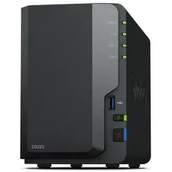 NAS-Netzwerk-Speicher Synology DS223 Schwarz