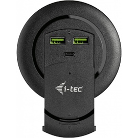 iTEC i-tec Built-in Desktop Fast Charger USB-C PD 3.0 + 3x USB 3.0 QC3.0 96W schwarz (CHARGER96WD)