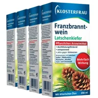 Klosterfrau Mobilind Franzbranntwein | 4 x 400 ml | Latschenkiefer | durchblutungsfördernd, entspannend & aktiv gegen Schmerzen