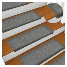 vidaXL Treppenmatten 10 Stk. 65x21x4 cm Nadelvlies