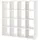 IKEA KALLAX Bücherregal 147 x 39 x 147 cm Weiß
