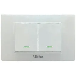 WIFI Wall Smart Switch 2 Gang LED Lichtschalter Smart Home Appkontrolle Alexa...