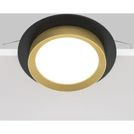 Maytoni Einbauleuchte Aluminium und Kunststoff Ø11mm inkl. GX53 Schwarz