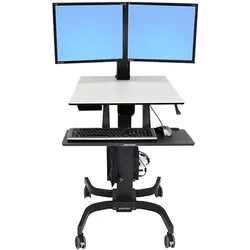 Ergotron WorkFit-C Steh-Sitz-Arbeitsplatz, Dual Monitor LD (24-214-085)