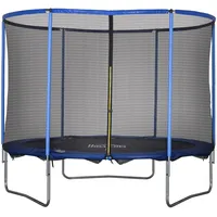Homcom Trampolin 305 cm inkl. Sicherheitsnetz blau/schwarz