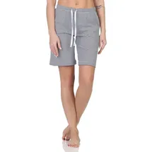 normann Shorty Pyjama Gestreift Blau 48-50
