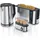 Arendo Frühstücks Set 1,5 l Silber