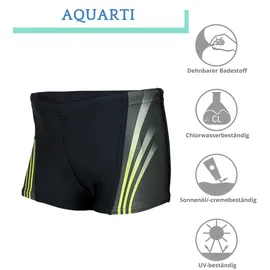 Aquarti Badehose Jungen grün/schwarz 164