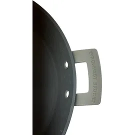 RONNEBY BRUK Ultra Light Professional Wok-Pfanne, Ø 32 cm, mit Schmiedeeisengriffen",