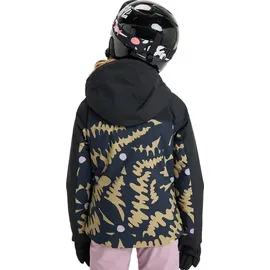 Roxy Free Jet Block Jacke Fennel Seed Big Flower Rg 16