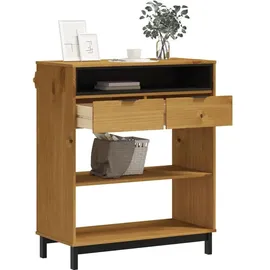 vidaXL Bartisch FLAM 92 x 45 x 110 cm Braun