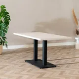 Bronx71 Esstisch Nils beige Melamin 160 x 80 cm - Beige