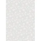 Heyda Drucker- und Kopierpapier 25X Heyda Transparentpapier „Schneekristalle“, A4, 115 g/m2, weiß