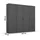 Rauch Voyager 187 x 194 x 53 cm graumetallic