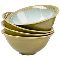 Gipfelstück Schüssel-Set, Steinzeug Flussufer