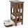 DESIGN DELIGHTS Rattan 70 Dunkelbraun Mahagoni 70 x 38 x 28 cm