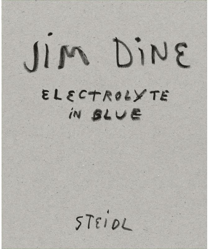 Electrolyte In Blue - Jim Dine  Leinen