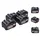 Metabo Akku Set 4x Li-Power Akkupack 18 V 4,0 Ah