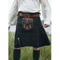 Battle Merchant Kostüm 8 Yard Kilt, Schottenrock, Black Watch Tartan, Taille 44 in. (XXL)