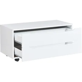 Beliani Osasco Badezimmerschrank 80 x 39 x 39 cm Weiß