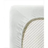 FLEURESSE Jenny C, Weiß, Textil, 70x140 cm, bügelleicht, Schlaftextilien, Bettwäsche, Bettlaken, Spannbettlaken