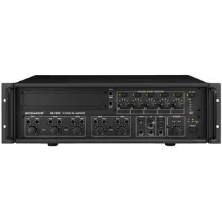 Monacor PA-1240 ELA-Verstärker 240 W 1-Kanal 5-Zonen