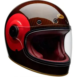 Bell Bullit GT Carbon TT, Integralhelm - Rot/Gold - S
