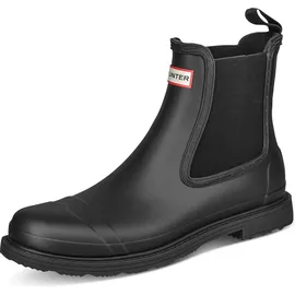 Hunter Commando Chelsea Boot Herren Schwarz 43