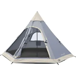 Zelt - Tipi Lavvu 460 Protect - Indianerzelt für 6 Personen - 3 m Stehhöhe One Size