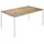 Solpuri Soft Diningtisch Aluminium 100x75 cm 038 - Keramik concrete coal
