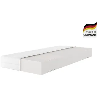 Komfortschaummatratze »Lasse«, 21 cm, cm hoch, Raumgewicht: 32 kg/m3, (1 St.), hochwertiger Matratzenbezug, weiß, Matratze 28743256-3 B/H/L: 140 cm x 21 cm x 200 cm