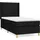 vidaXL Boxspringbett 100 x 200 cm Schwarz