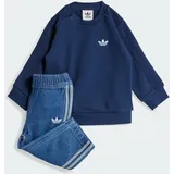 Adidas Denim Kids Set - medium Blue denim, night indigo, - 92