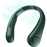 Amxcnoy Tragbarer Nackenventilator, Freihändiger, Klingenloser Ventilator, Persönlicher Tragbarer Ventilator Mit 1200 Mah Akku