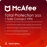 McAfee Total Protection with Safe Connect VPN 2024