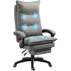 Vinsetto Massagestuhl Polyester, Schaumstoff