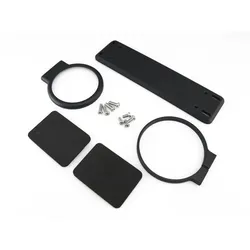 XSPC DDC Photon Bracket Set, Montageset, Schwarz, Top bracket Bottom bracket Bac
