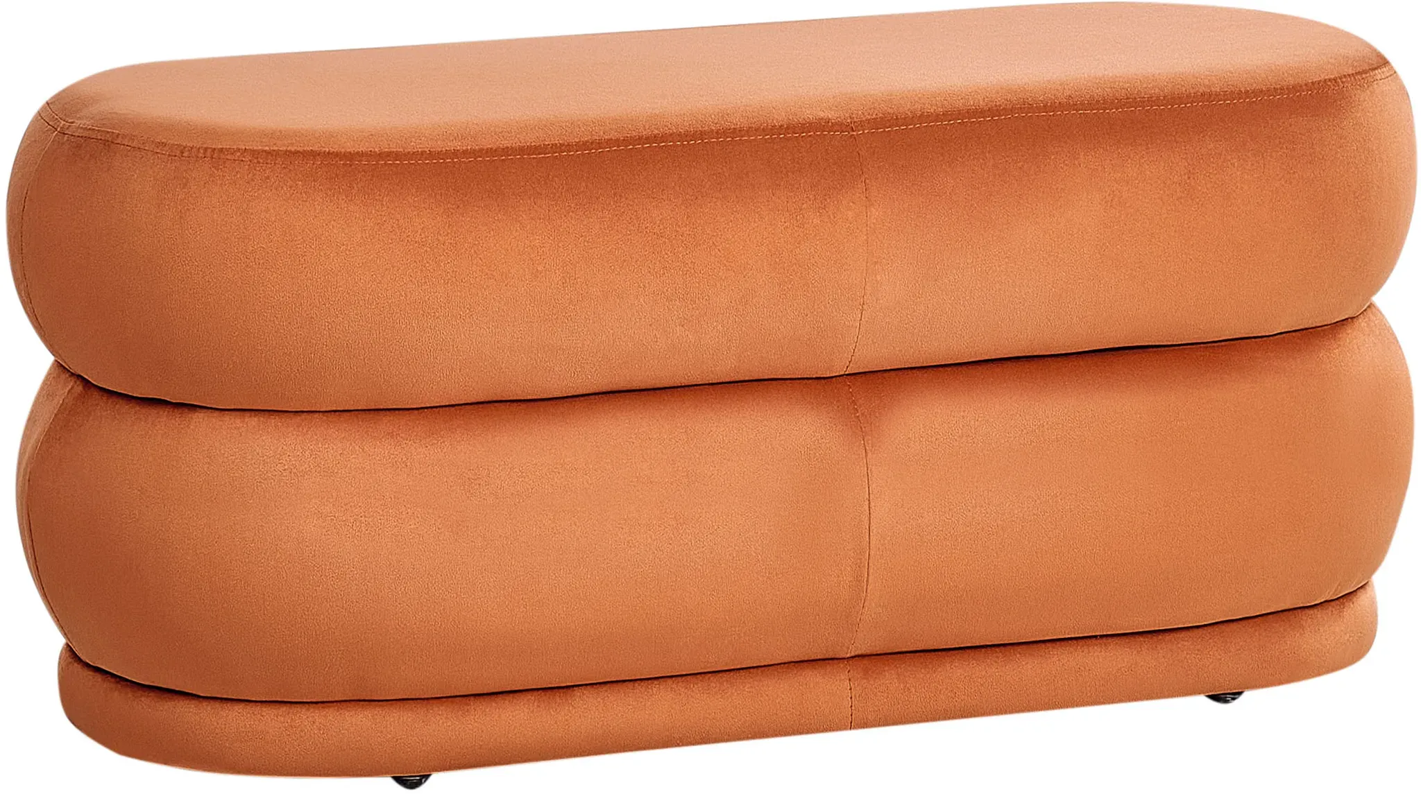 Bank ELLENDALE Samtstoff Orange