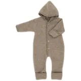Engel Kinder Fleece Overall (Größe 74 , beige)