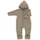 Engel Kinder Fleece Overall (Größe 74 , beige)