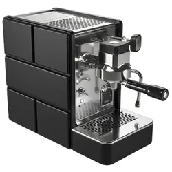 Stone Espresso Plus Black Espressomaschine mit Siebträger - Schwarz