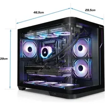 Kiebel Panorama Curve IX Gaming-PC AMD Ryzen 7 9700X 4,5 GHz 32 GB RAM 2 TB SSD GeForce RTX 5070 Ti Windows 11