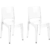 Esszimmerstuhl 2er Set Westbridge Transparent