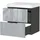 Germania Waschtischunterschrank 61 x 65 x 46 cm Grau