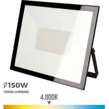 EDM Led-Strahler 150 W Metall 35x31x4,5 cm schwarz