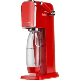 Sodastream Art mandarin red + Kunststoffflasche + CO2-Zylinder