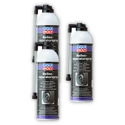 3x 500ml LIQUI MOLY 3343 Reifenreparaturspray Pannenhilfe Reifen-Reparatur-Spray