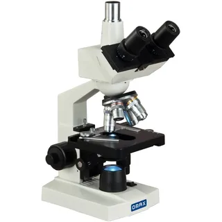 AmScope M83EZ OMAX 40X-2500X LED Lab Trinocular Compound Mikroskop mit mechanischem Doppelschichttisch
