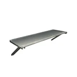 CANOPIA Gerätehaus Yukon Silber 35x104cm