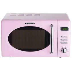 Wolkenstein Mikrowelle WMW720 SP - pink, Retro-Design, 700Watt, 20l, nostalgie